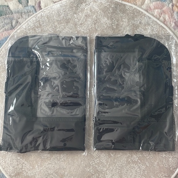 Brand New Set of Two Car Backseat Organizers Tablet Holder Storage Pockets Kids - Picture 6 of 11